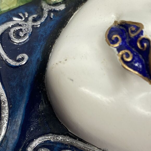 Design Toscano Wall Mask of Venice Peacock 6.5" x 13.5" Mardi Gras - READ - Picture 7 of 14